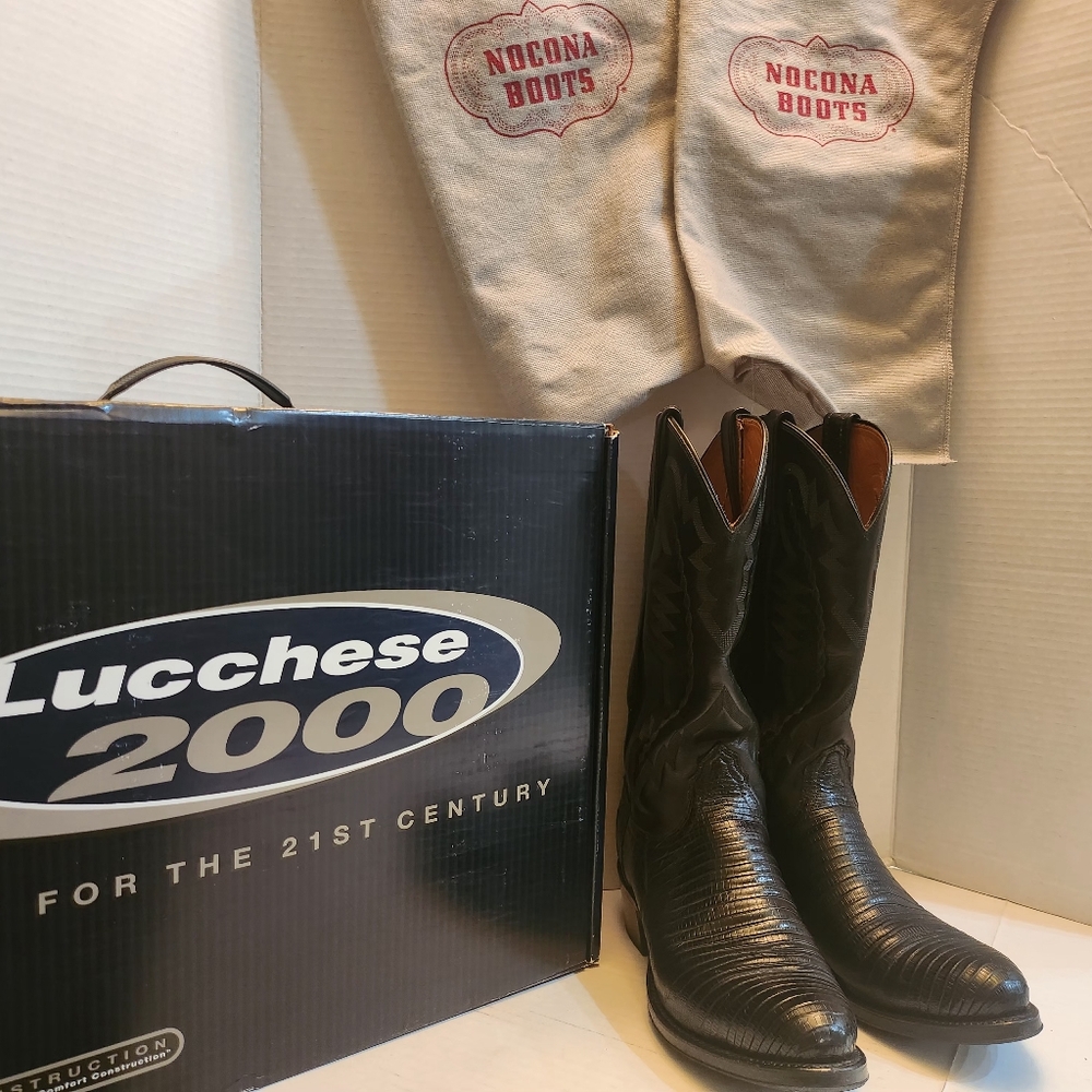 Lucchese Mens Lizard boots